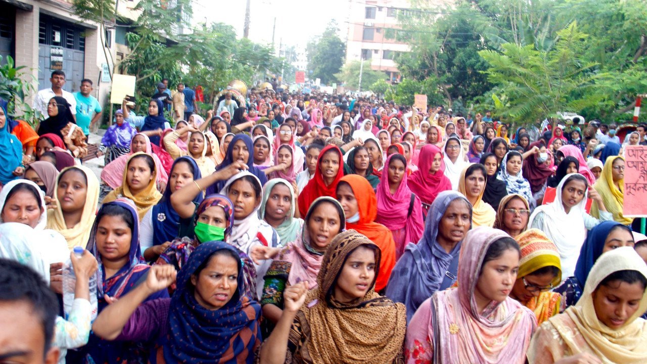 Protest in Uttara